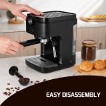 0.9L Multifunction Coffee Machine 1300W Espresso Electric Handheld Burr Grinder