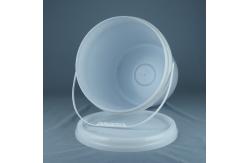 China Stackable White Five Gallon Plastic Buckets for Customer Needs supplier