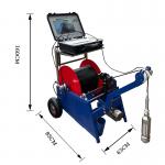 12 Inch Underground Camera With 360 Degree Rotary Borehole Inspection Camera