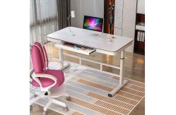 China Standing Study Desk Height Adjustable Kid'S Computer Table With Wooden Panel supplier