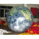 0.18mm Pvc Attactive Inflatable Earth Balloon For Advertising , Advertising Inflatables for sale