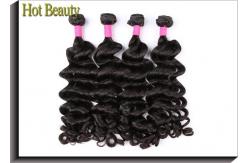 China Hot Beauty Virgin Human Hair Extensions Big Curl Double Machine Weft Avoid Shedding supplier