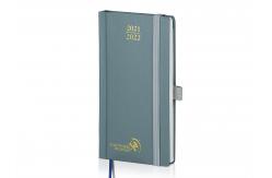 China Grey Small Softcover Spiral Academic Planner For July 2023 June 2023 supplier