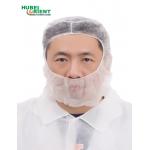 Disposable Light Weight Nonwoven Polypropylene Hood Head Cap White for sale