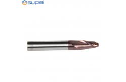 China Solid Carbide Cutting Tool HRC45 Ball Nose End Mill supplier