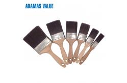 China Wooden Material Handle Industrial Paint Brushes  With Tin Plate Ferrule supplier