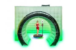 China Portable Photo Booth Enclosure Blow Up Photo Booth With Camera Printer supplier