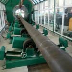 Blasting Deruster For Steel Pipe And Coated Pipe And Internal Fbe Coating Line for sale