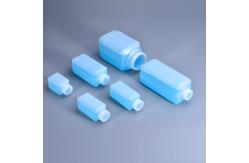 China HDPE Square Plastic Lab Bottles Biochemistry Medical Custom Label Printing supplier