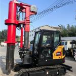 RCQ-10C Hydraulic Mini Pile Drilling Rig 10m Depth With 10-45RPM R/Min Rotary Speed for sale