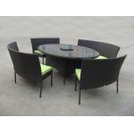 Rattan Garden Dining Sets With Bench , Patio Table And Chairs Set