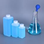 500ml Double Wall Plastic HDPE Square Reagent Bottles for Laboratory Printing Handling for sale