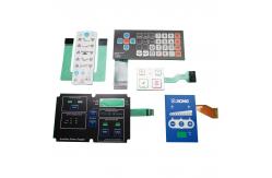 China Customizable Waterproof Membrane Keypad Silkscreen Printing Durable Performance supplier