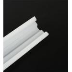                    Extruded Square PVC Decorative Profile PC PVC Diffuser Pipe             