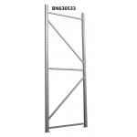 Super Wide Steel Freestanding Shelving Unit , 36 * 96 Inch Pallet Rack Upright Frame for sale
