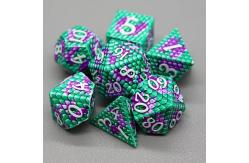 China Python Texture Metal Dice Set  Multi Face Desktop Game#Dnd#Coc supplier