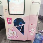 Hot Sale Newest Soft Automatic Ice Cream Vending Machine For School for sale