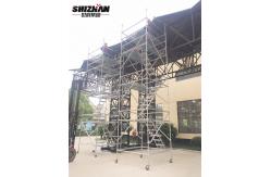 China H Frame Aluminum Mobile Steel Scaffolding Movable With Wheels Easy Install supplier
