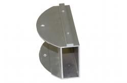 China Customized Industrial 6063 Aluminium Extruded Profile With Milling / Drilling supplier