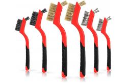 China 6 Pieces Mini Wire Cleaning Brush For Detailing Crimped Scratch supplier
