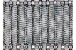 China Food Processing Fruit Drying Stainless Chain Link Balance Spiral Wire Belt supplier