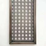 Burnished Brass Crimped Wire Grille Diamond Metal Wire Mesh Waterproof for sale
