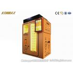 Airport / Subway Station Freshly Squeezed Orange Juice Vending Machine With Glass Window for sale