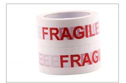 China UV Resistant Professional Fragile Tape 2.2 Mil Polypropylene Material supplier