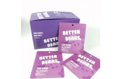 China 350g Paper Gummy Cbd Cardboard Packaging Box cmyk embossment supplier