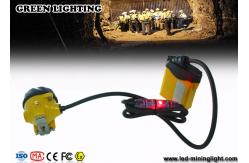 China 25000 Lux Waterproof LED Mining Light With Warning Red Light on Cable supplier