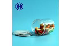 China Airtight Transparent PET Easy Open Cans Plastic With Easy Open End supplier