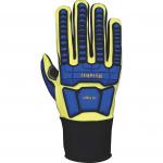 High Durability Leather Impact Protective Gloves In M / L / XL Ergonomic Design for sale