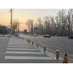 High Corrosion Resistance Manual Bollards 3mm Wall Thickness and Customizable for Made-to-Order Security Solutions for sale