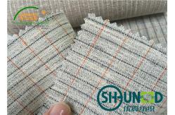 China Canvas Garment Rayon Hair Interlining Fabric For Men's Uniform supplier
