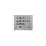 OEM ODM Vandal Proof Panel Mount Metal Keypad With 16 Button Digital Keypad for sale