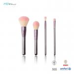 Glitter Printing Ferrule Synthetic Hair Makeup Brush Gun Handle for sale