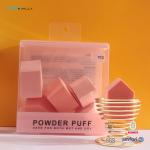 6 Pcs Makeup Sponge Kit Beauty Blender Set Clear Case Flawless For Cream for sale