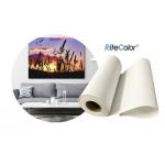 Inkjet 220gsm Matte Polyester Canvas Fabric Rolls Waterproof Pigment Dye Printing for sale