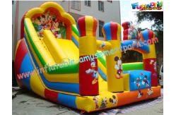 China Custom Kids Amusement Mickey Commercial Inflatable Slide with strong handles safety supplier