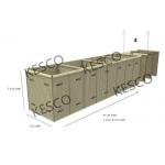 Geotextile Hesco Sand Filled Barriers Mil 7 Sand Filled Hesco Barrier for sale