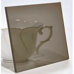 3mm Brown 4*8feet Solid Polycarbonate Sheet Anti Impact One Side UV Protection for sale