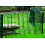 Bending Top Powder Coating 50*200mm Welded Wire Garden Fence for sale