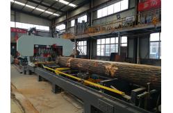 China Tree cutting machine price Hydraulic Sawmill, Automatic Big Log Sawing bandsaw machines supplier