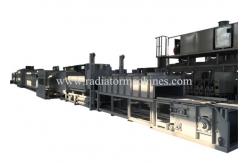 China Electric & Gas Aluminium Radiator Brazing Furnace 250 * 1200 Mm High Efficiency supplier