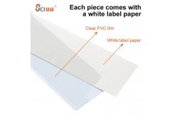 China PVC Self Adhesive Label Holders Dust Proof Waterproof For Smooth Surface supplier
