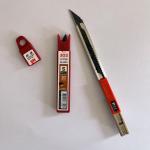 0.38mm Thick 9mm Cutter Blades Made Of SK2 High Carbon Steel For Cutting Performance for sale