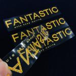 Brand Custom Silicone Label Embossing 3D TPU Name Logo T-Shirt