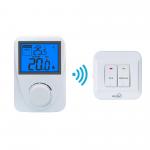 Riseem Blue Backlight Wireless RF Gas Boiler Non-programmable Thermostat With Heat / Off / Cool Switch for sale
