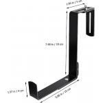 Adjustable Railing Hook for Balcony Window Planter Box Hanging Plant Stand White/Black for sale