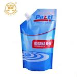 Standing Up NY PE 2L Detergent Packaging Pouch For Personal Care Product 1kg Stand Up Pouches for sale